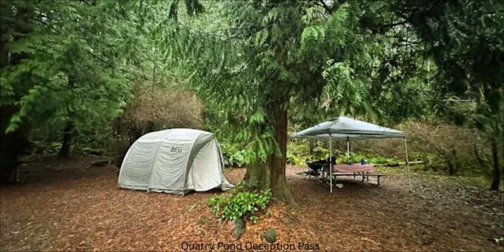 Quarry pond Camground Deception Pass